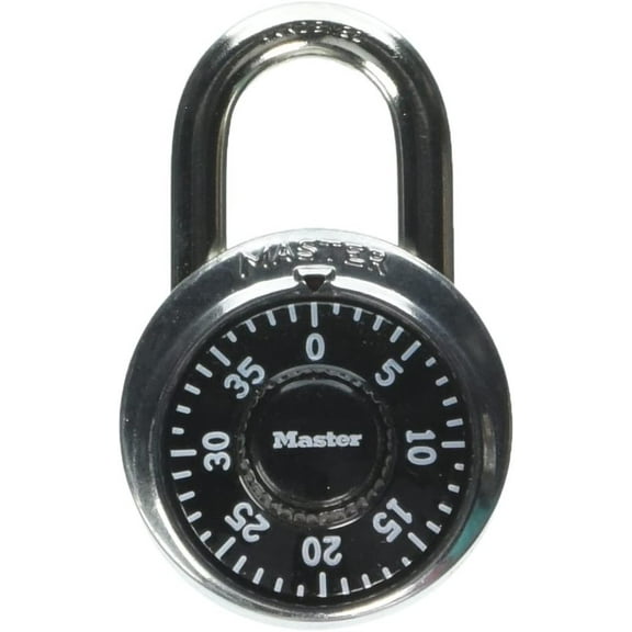 Master Lock 1500T Black Combination Padlocks 2 Pack