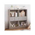 thumbnail image 1 of Qinaqin Organizador de Almacenamiento Bookshelf & Toy Multi-Shelf Cubby Gabinete con Cajones Perfect para 's Sala Playroom cm Alturaallway Dormitorio, 1 of 6