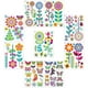 thumbnail image 3 of Static Window Decals Festive Atmosphere PVC Material Flower Shape Easy to Apply Glass Windows 9 Sheets, 3 of 5