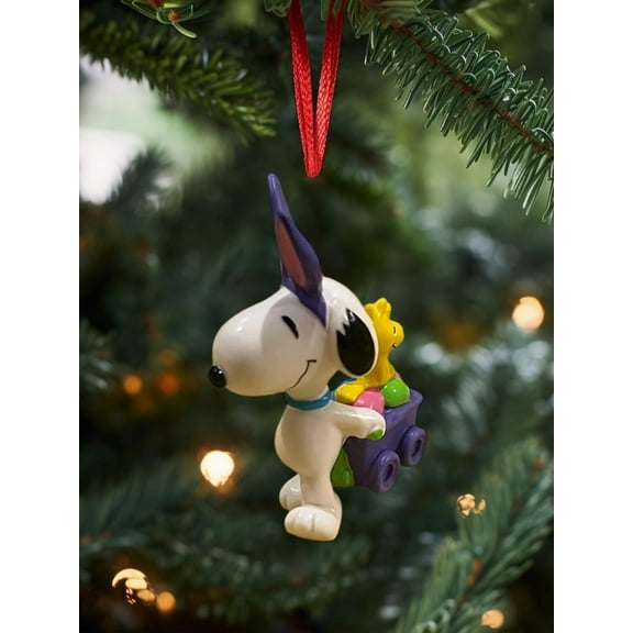 Snoopy Woodstock PVC Figure ORNAMENT Figurine Holiday Christmas 3” gift