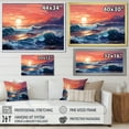 thumbnail image 4 of Designart "Sunset On The Rainbow Beach III" Ocean Wall Art Prints, 4 of 7