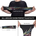 thumbnail image 5 of Uemuo Dragon with Colorful Tail Printed Arm Sleeves, Cooling UV Sun Protection Sports Compression for Men/Women, 5 of 8