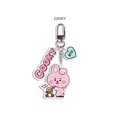 thumbnail image 1 of Steve Nuevo BT21 Llavero Acrílico Transparente Colgante BTS HD Bolsa De Pan Doble Accesorios, 1 of 4