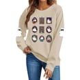 thumbnail image 6 of Tbopshirt Wonmen Halloween Graphic Sweatshirt Crewneck Sweatshirt Cute Printed Long Sleeve Pullover Tops, 6 of 6