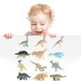 thumbnail image 3 of 12 Pcs Figurines d'Animaux Réalistes Durables, Faciles pour Collection Fournitures de Fête Petit Dinosaure, 3 of 9