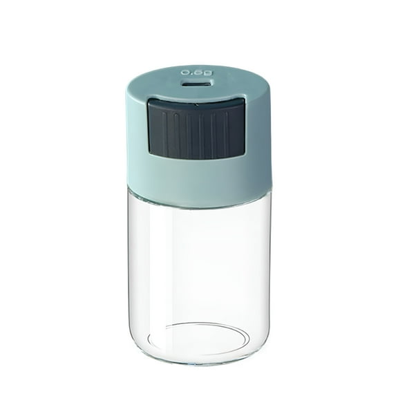 ACDANC Transparent Glass Salt Shaker with Moisture-Resistant Seal Easy Refill - Food Grade Seasoning Jar