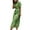 Green, variant on Abcnature Womens Maxi Dress, Women Retro Round Neck Short Sleeves Printed Dress, Plus Size Summer Casual Long Dresses, Wedding Guest Dresses Beach Party Dress White XL