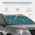thumbnail image 4 of Haiem Tropical Pineapple Car Windshield Sun Shade (2 Pieces) Foldable Windshield Sun Shade Car Accessories for Truck SUV Pickup-Large, 4 of 7