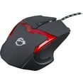 thumbnail image 3 of SIIG JK-US0F12-S1 with LED Backlit - mouse - USB - black with red line, 3 of 6