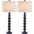 thumbnail image 3 of SAFAVIEH Jenna 31 in. H Stacked Ball Solid Table Lamp, Navy, Set of 2, 3 of 5