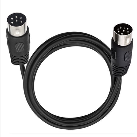 TAPDRA 8 Pin to 6 Pin DIN Audio Cable Quality Signal Adapter for MIDI Equipment