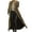 Coffee, variant on LEAVINGSUO Winter Coats for Women 2023 Trendy Women's Ultra-long To Ankles Look Thin and Tall Faux Coat Jacket