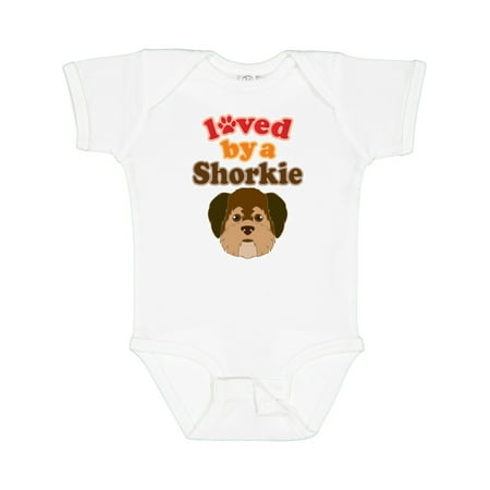 

Inktastic Shorkie Dog Shih Tzu Yorkie Gift Baby Boy or Baby Girl Bodysuit