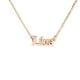 thumbnail image 2 of Sonducket Letra inglesa Doce Signo del zodiaco Collar del zodiaco Colgante Ins Libra de oro rosa Type3 NO3, 2 of 6