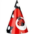 thumbnail image 2 of Creative Converting Birthday, 8-Count Ladybug Fancy Party Child Hat, One Size, Multicolor, 2 of 2