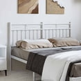 thumbnail image 1 of vidaXL Metal Headboard Bed Header with Back Support for Bedroom Furniture, 1 of 4