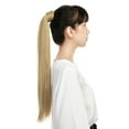 thumbnail image 3 of SHCKE 24 Inch Straight Ponytail Extension 18 Inch Clip in Curly Ponytail Extension Wrap Around Ponytail Extension Synthetic Hairpieces for Women, 3 of 4