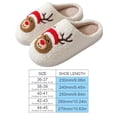 thumbnail image 3 of Zapatos Casa Sin Cordones Felpa Peludas Suministros para El Alce Suave Navidad, 3 of 9