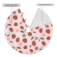 thumbnail image 2 of Picia Floral Strawberr Print Christmas Tree Skirt , Christmas Tree Skirt Ornaments for Merry Christmas Holiday Party Decorations Indoor Outdoor-30", 2 of 7