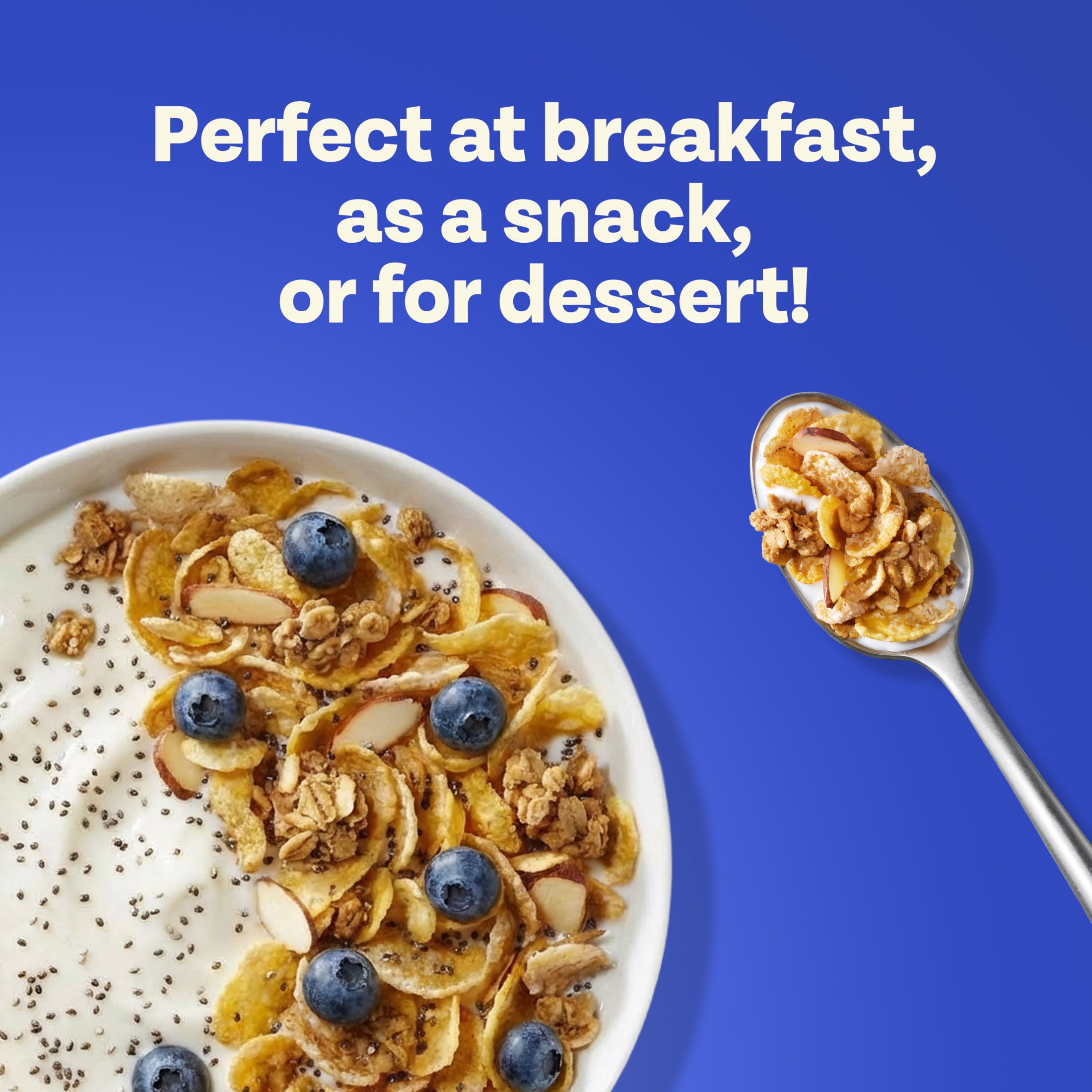 (12 pack) Honey Bunches of Oats with Almonds Almond Breakfast Cereal, Family Size 28 oz Box