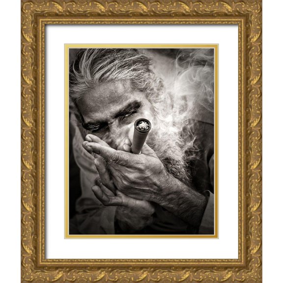 Argerich, Montse 26x32 Gold Ornate Wood Framed with Double Matting Museum Art Print Titled - Go to Nirvana