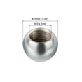 thumbnail image 2 of Uxcell M10 Thread Ball Lamp Finials Cap Knob Lamp Decoration Screw Caps for Lamp Harp Holder's Top Silver 10 Pack, 2 of 7