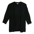 thumbnail image 2 of American Eagle Womens Solid Cardigan Sweater, Black, Medium, 2 of 3