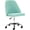 Green, variant on Taoset Modern Vanity Chair with Adjustable Height - 360° Swivel & Comfortable Cushion for Dressing Room & Bedroom, Grey