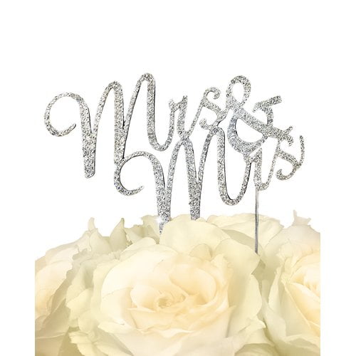 Le Prise Sparkling Mrs & Mrs Cake Topper