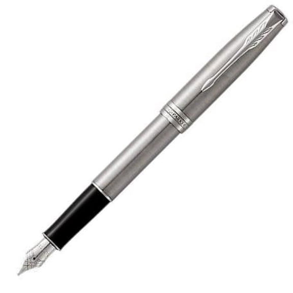 Parker Sonnet Stainless Steel CT Fountain Pen - Fine