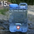 thumbnail image 1 of Contenedor de agua con espiga, jarra de almacenamiento de agua para acampar, cubo de agua sin fugas con grifo, cubo de almacenamiento de agua para Con tapa de manguera, 1 of 8