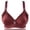 Wine, variant on TAGOLD Womens Plus Size Bra,Summer Casual Bras for Womens, Women Bra Lingerie Seamless Plus Size OnePiece Elastic Comfort Cotton Vest Bra Underwear
