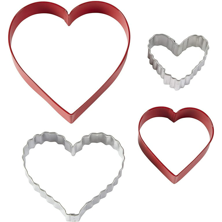 Four Heart Mini Cookie Cutter Set – Cut It Out Cutters