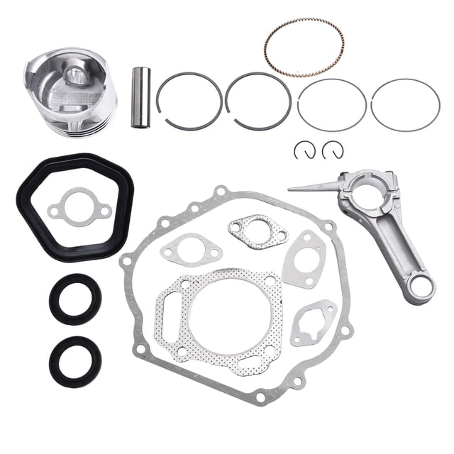 Mosiee Rebuild Kit For Honda Gx390 13Hp Generator Lawnmower Engine Motor Piston Ring Connecting Rod Seal Gaskets Engine 13101-Zf6-W00