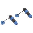 thumbnail image 4 of 2 juegos de conectores de Cable de alimentación, conector de bloque de terminales eléctrico recto para reparación de Cables de alimentación extendidos, 4 of 14