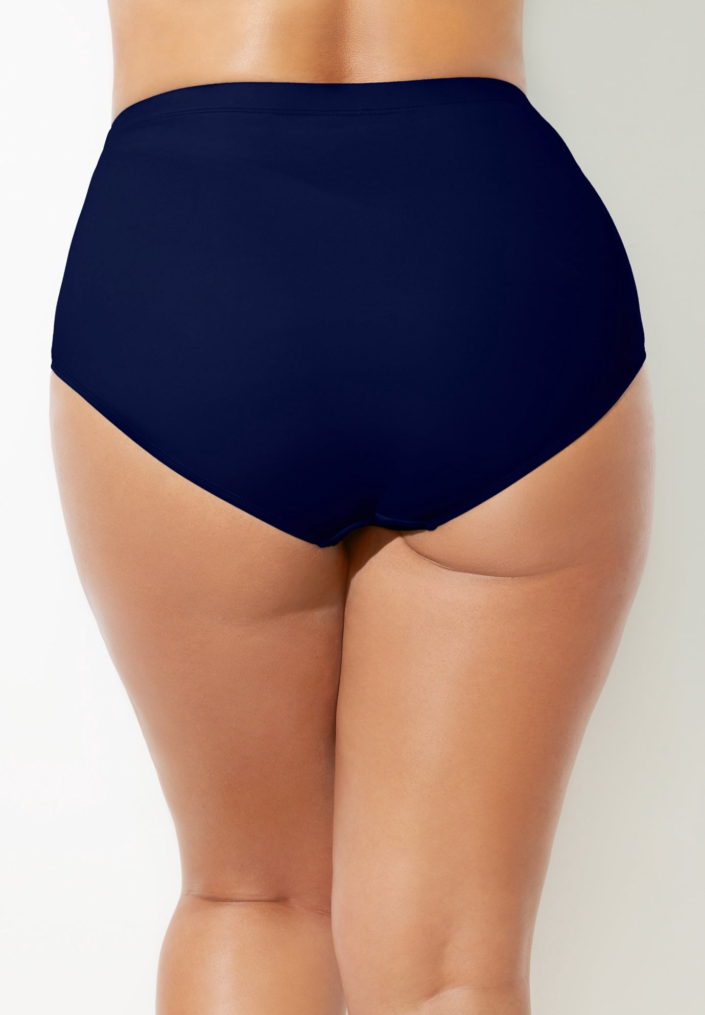 Swimsuits for All Women's Shirred High Waist Tummy Control Swim Brief