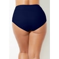 thumbnail image 2 of Swimsuits for All Women's Shirred High Waist Tummy Control Swim Brief, 2 of 4