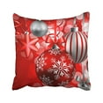 thumbnail image 1 of RYLABLUE Decorative Merry Christmas Zippered Pillowcase Cushion Cover Case Pillow Size 20x20 inches Two Side, 1 of 1