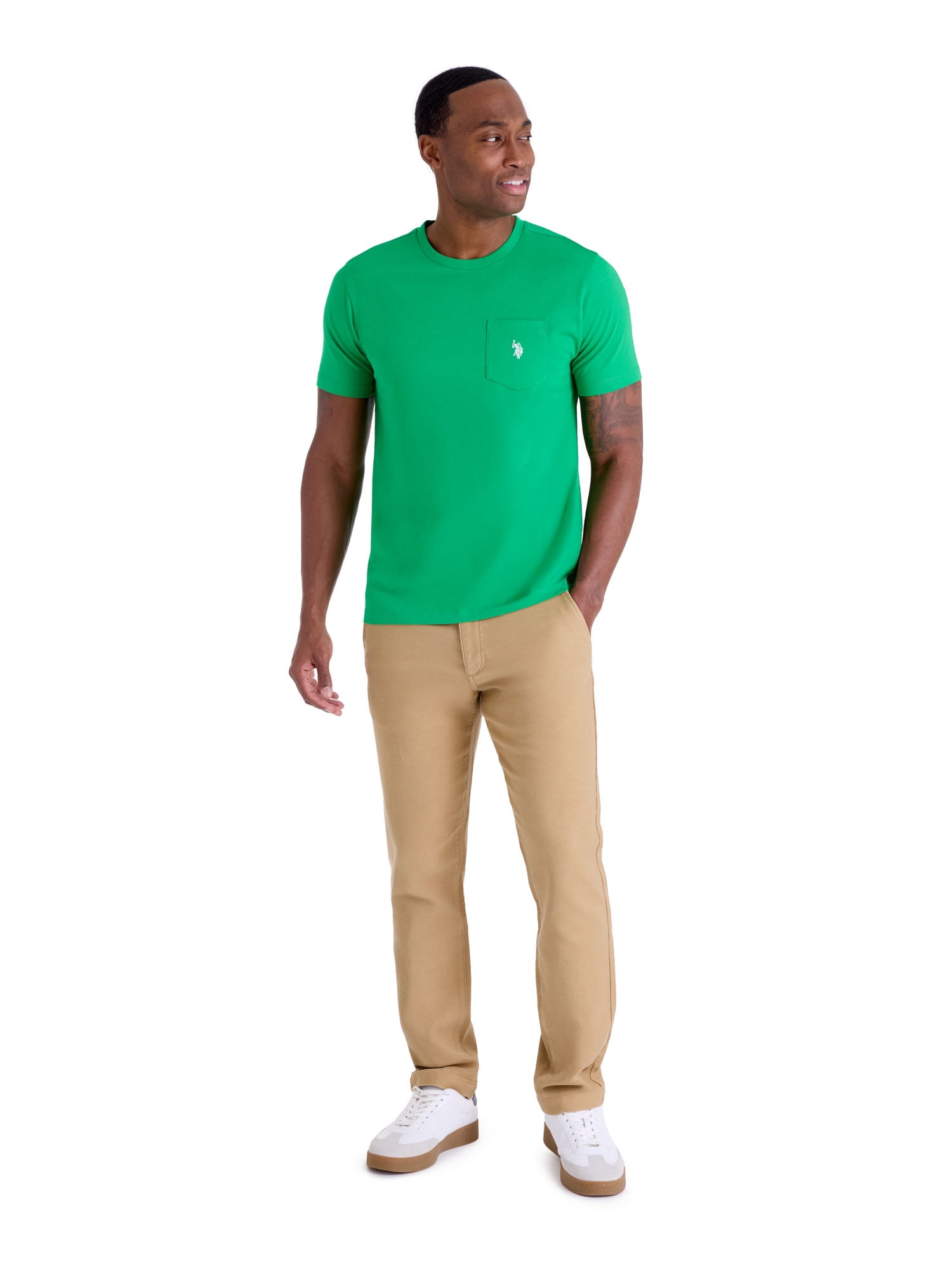 U.S. Polo Assn. Men's Short Sleeve Crew Neck Pocket T-Shirt