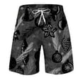 thumbnail image 5 of XINPING Men Plus Size Swim Trunks Casual Palm Tree Print Quick-Dry Swimming Swimsuit Beach Shorts Big and Tall Upf 50+ Sun Protection Beach Shorts Bathing Suits, 5 of 6