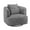 Gray, variant on Dycanpo 32.3'' Wide Swivel Accent Chair,Round Upholstered Club Armchair for Living Room,Beige