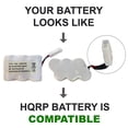 thumbnail image 4 of HQRP Battery for Bissell 2880 SERIES 2880W 2880A 2880B 2880C 2880D 2880K 2880Q 2880T 28801 28802 Perfect Sweep Turbo Cordless Carpet & Floor Sweeper Vac Vacuum Cleaner plus Coaster, 4 of 5