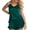 H53 Green, variant on SJLDQY Satin Pajama Set for Women Camisole Top and Shorts Silk Pjs Sets Ruffled Soft Comfy Sleepwear