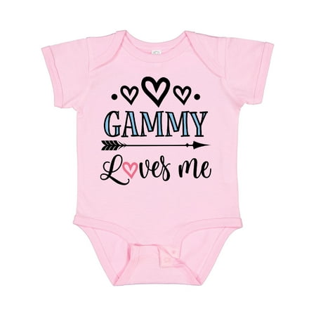 

Inktastic Gammy Loves Me Grandchild Gift Baby Girl Bodysuit