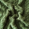 thumbnail image 6 of ROSEKIND Cable Jacquard Flannel Sherpa Reversible Throw Blanket, 6 of 6