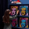 thumbnail image 2 of Blocks 31197 Marilyn Monro Pixel Art Painting Building Blocks Bricks Set Wall Decorations Toy Challenging Creative Gift For Adults Fans 240120, 2 of 7