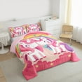 thumbnail image 3 of Castle Fairy 2-Piece Twin Comforter Set, Unicorn Kids Fantasy, 3 of 8