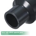 thumbnail image 4 of Uxcell 4-Pack Conector de Reducción de Tubo, Acoplamiento Reductor Recto de 1-1/4"*3/4", Gris, 4 of 6