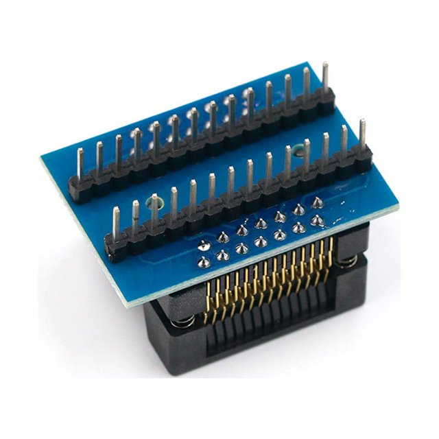 Cateissary SOP28 a DIP28 Adaptador Socket IC Programador Amplio Estrecho Prueba Profesional Accesorio Programador Regulador Controlador Electrónica miscelánea