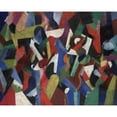 thumbnail image 2 of Patrick Henry Bruce 14x12 Gold Ornate Wood Frame and Double Matted Museum Art Print Titled - Composition&nbsp;V (1916), 2 of 4
